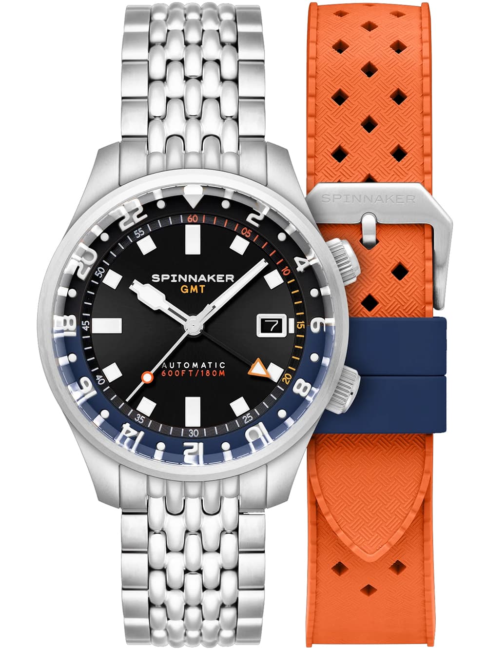 Spinnaker SP-5121-66 Herrenuhr Bradner GMT Automatik 42mm 18ATM