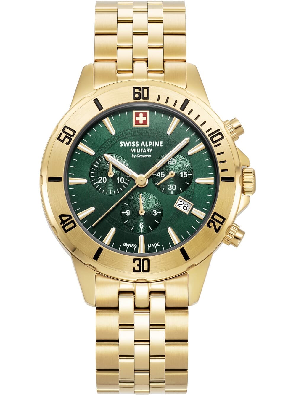 Swiss Alpine Military 7024.9114 Herrenuhr Cruiser Chronograph 44mm 10ATM