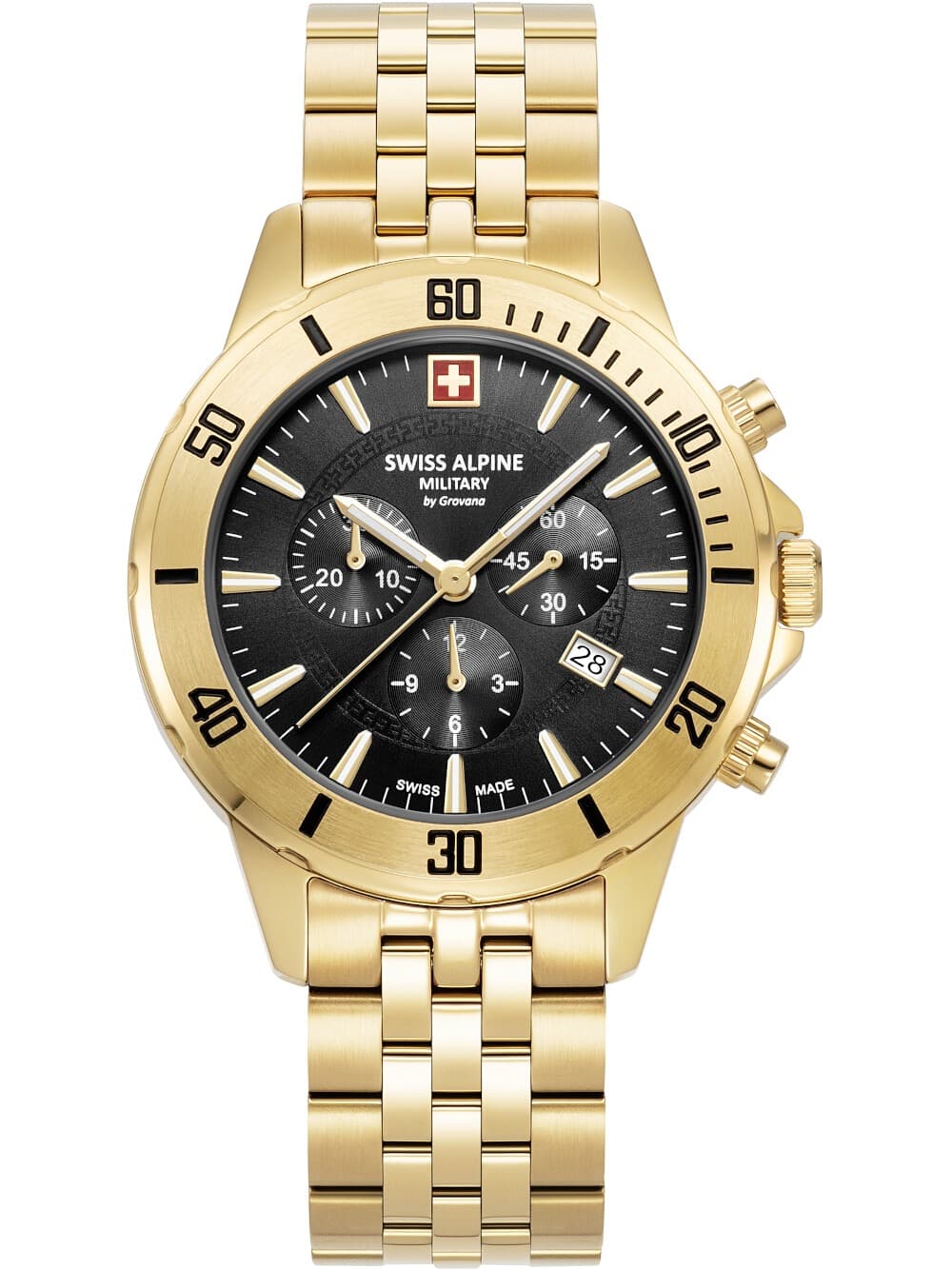 Swiss Alpine Military 7024.9117 Herrenuhr Cruiser Chronograph 44mm 10ATM