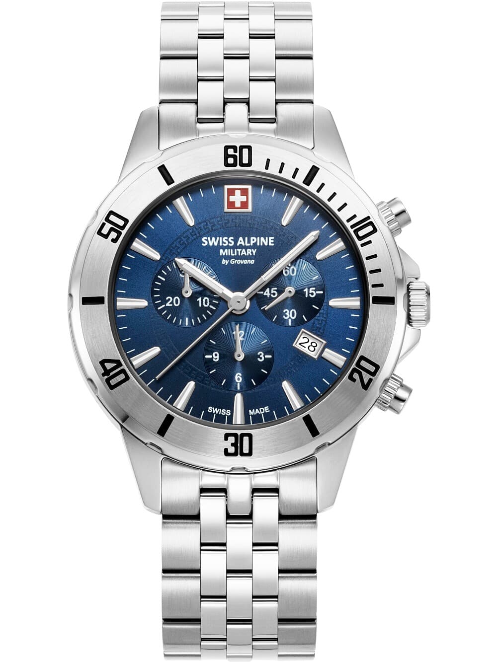 Swiss Alpine Military 7024.9135 Herrenuhr Cruiser Chronograph 44mm 10ATM