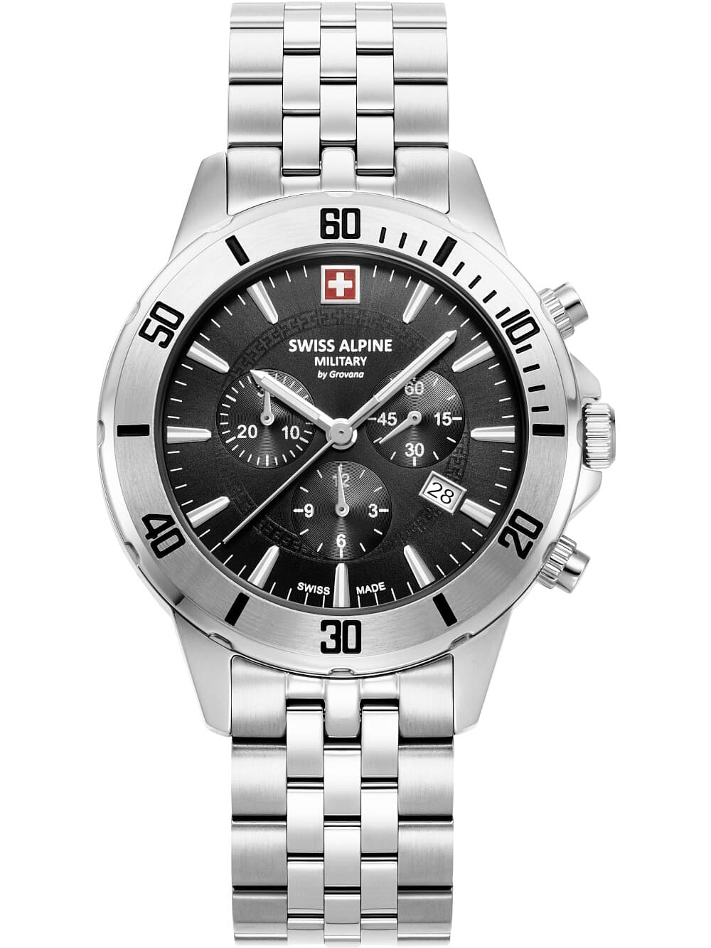 Swiss Alpine Military 7024.9137 Herrenuhr Cruiser Chronograph 44mm 10ATM