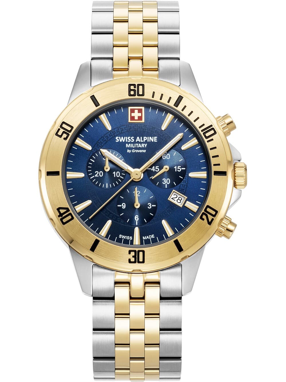 Swiss Alpine Military 7024.9145 Herrenuhr Cruiser Chronograph 44mm 10ATM