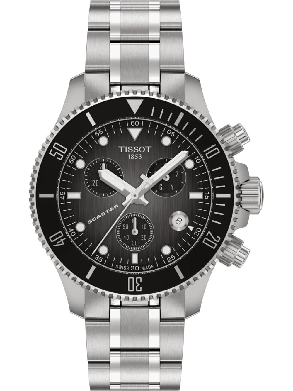 Tissot T1202171106100 Herrenuhr Seastar 1000 Chronograph 38mm 30ATM