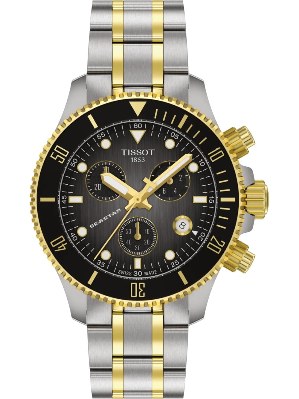 Tissot T1202172206100 Herrenuhr Seastar 1000 Chronograph 38mm 30ATM