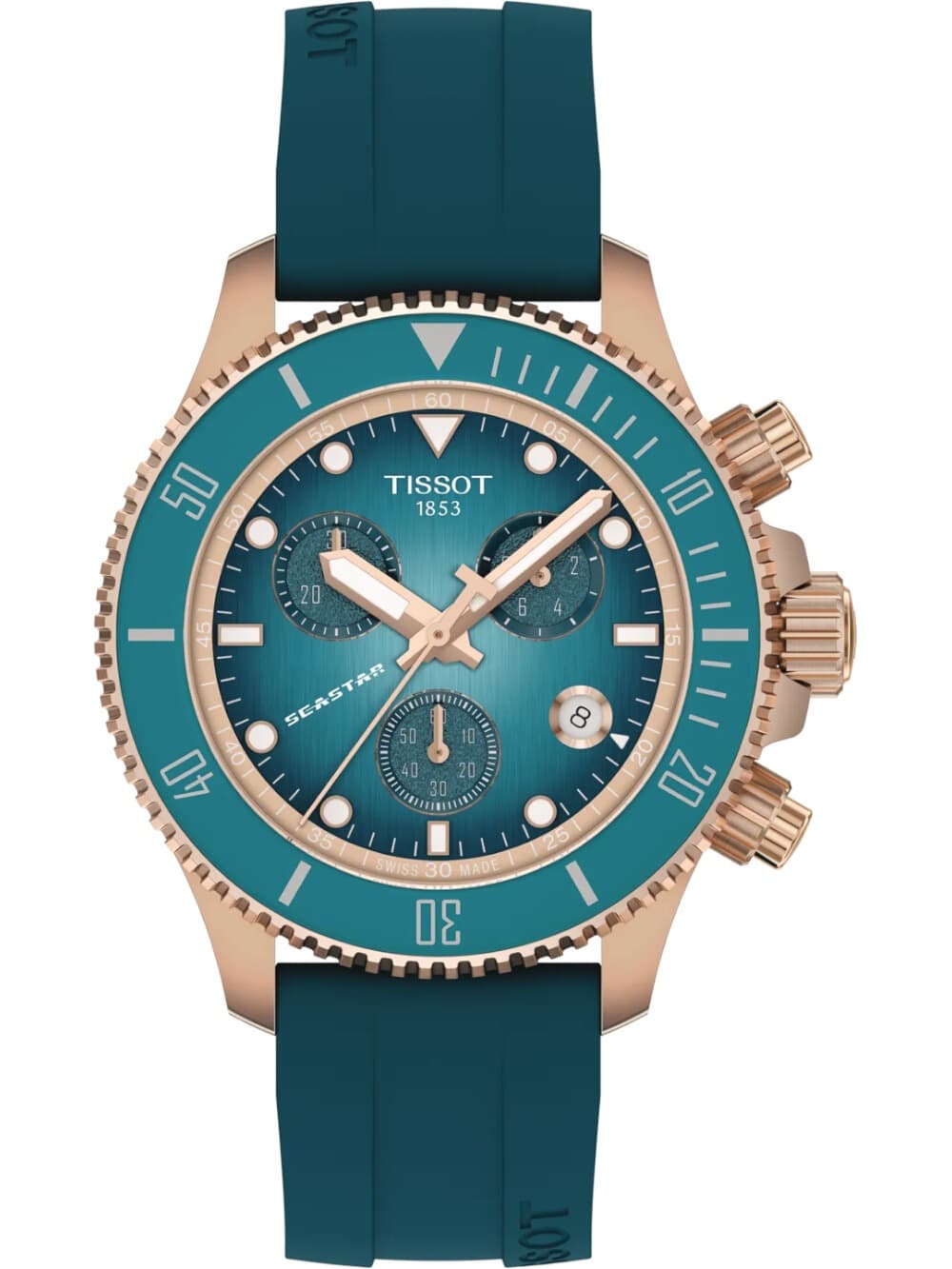 Tissot T1202173704100 Herrenuhr Seastar 1000 Chronograph 38mm 30ATM