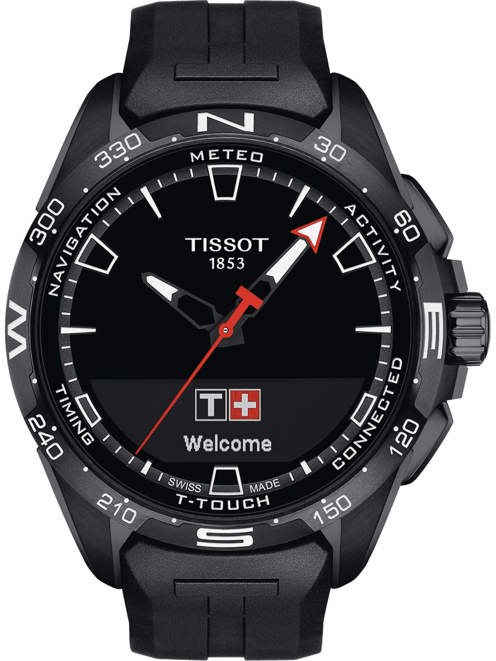 Tissot T1214204705103 Herrenuhr T-Touch Connect Solar 48mm 10ATM