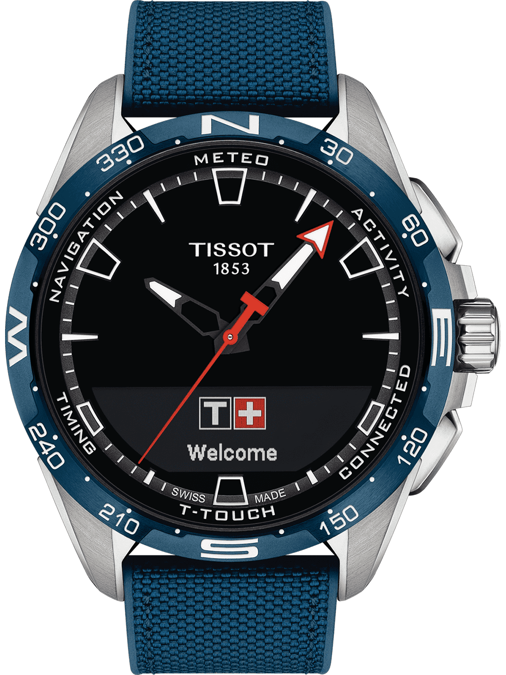 Tissot T1214204705106 Herrenuhr T-Touch Connect Solar 48mm 10ATM