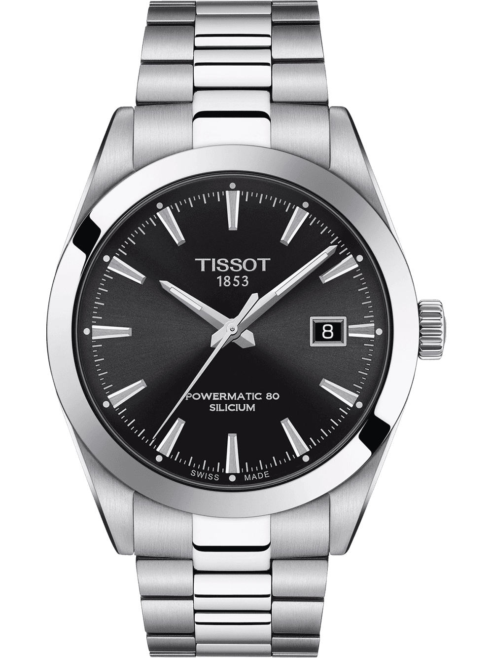 Tissot T1274071105100 Herrenuhr Gentleman Powermatic-80 Silicium 40mm 10ATM