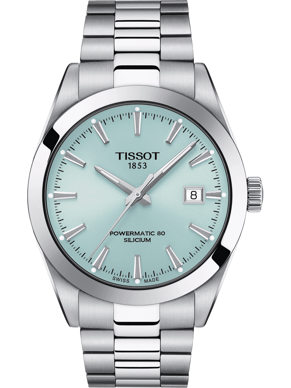 Tissot T1274071135100 Herrenuhr Gentleman Powermatic-80 Silicium 40mm 10ATM