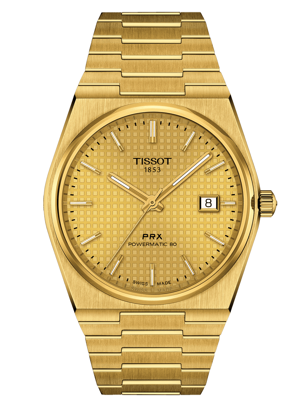 Tissot T1374073302100 Herrenuhr PRX Powermatic-80 40mm 10ATM