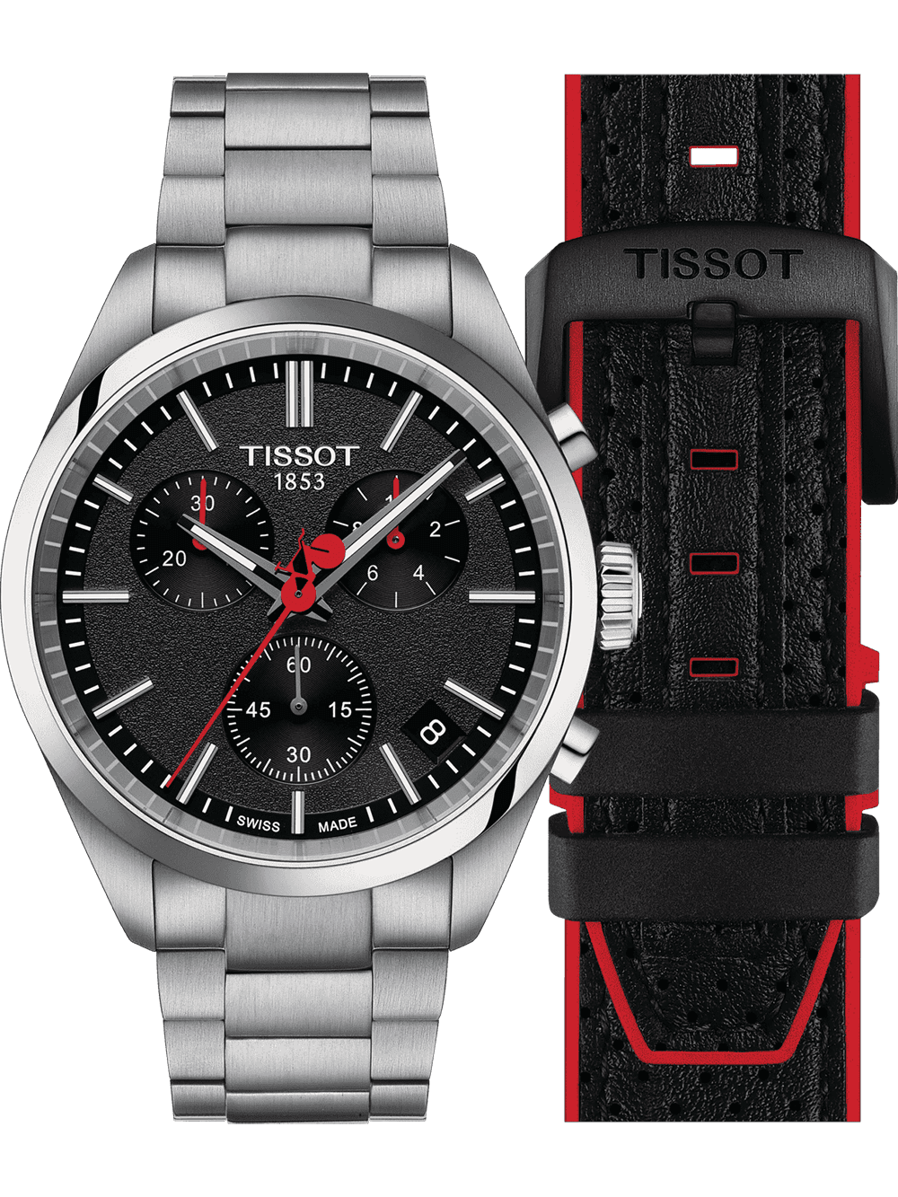 Tissot T1504171105101 Herrenuhr PR 100 Vuelta Set m. 2. Band 40mm 10ATM