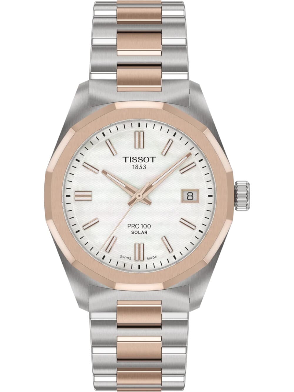 Tissot T1518222211100 Damenuhr PRC 100 Solar 34mm 10ATM