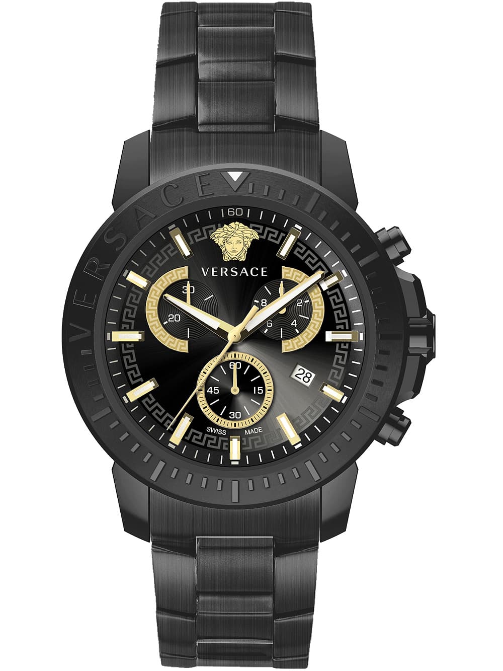 Versace VE2E00621 New Chronograph Herrenuhr 45mm 5ATM