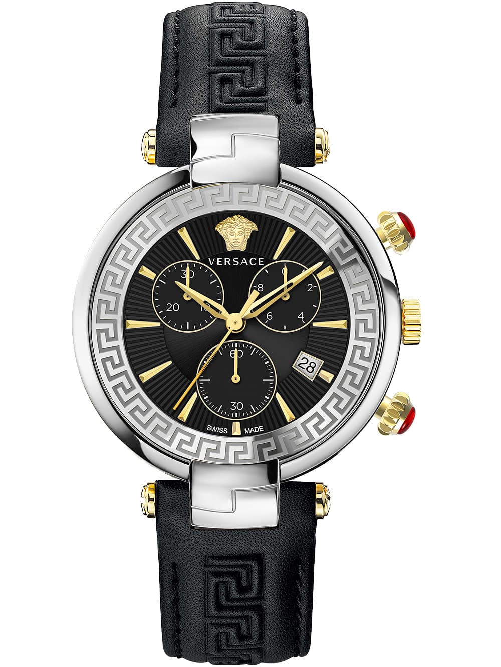 Versace VE2M00121 Revive Chronograph Herrenuhr 41mm 5ATM