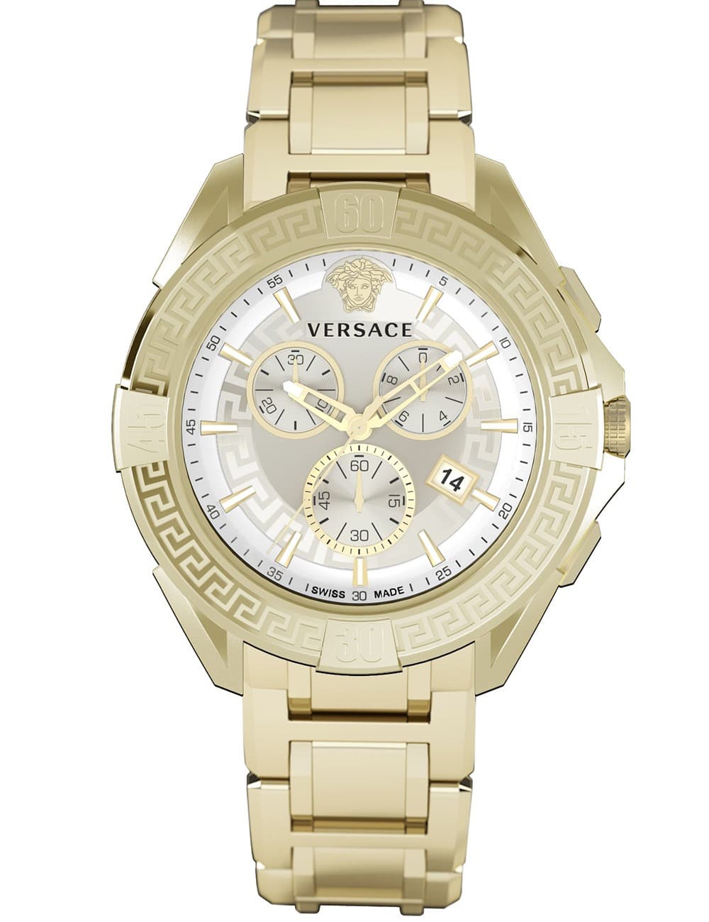Versace VE5CA0623 Herrenuhr Sporty Chrono 46mm 5ATM