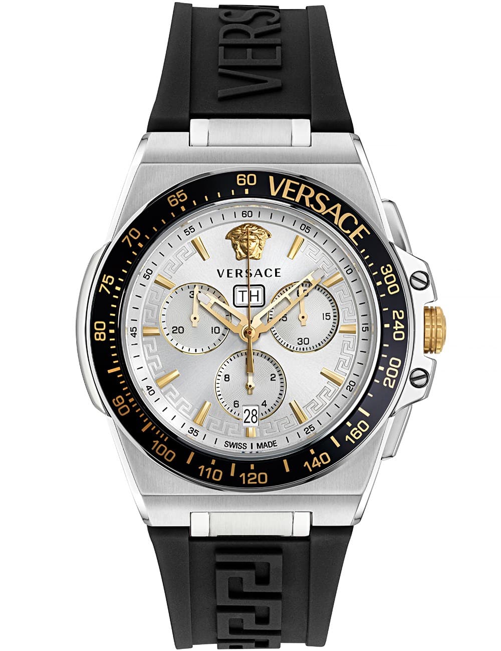 Versace VE7H00123 Herrenuhr Greca Extreme Chrono 45mm 5ATM