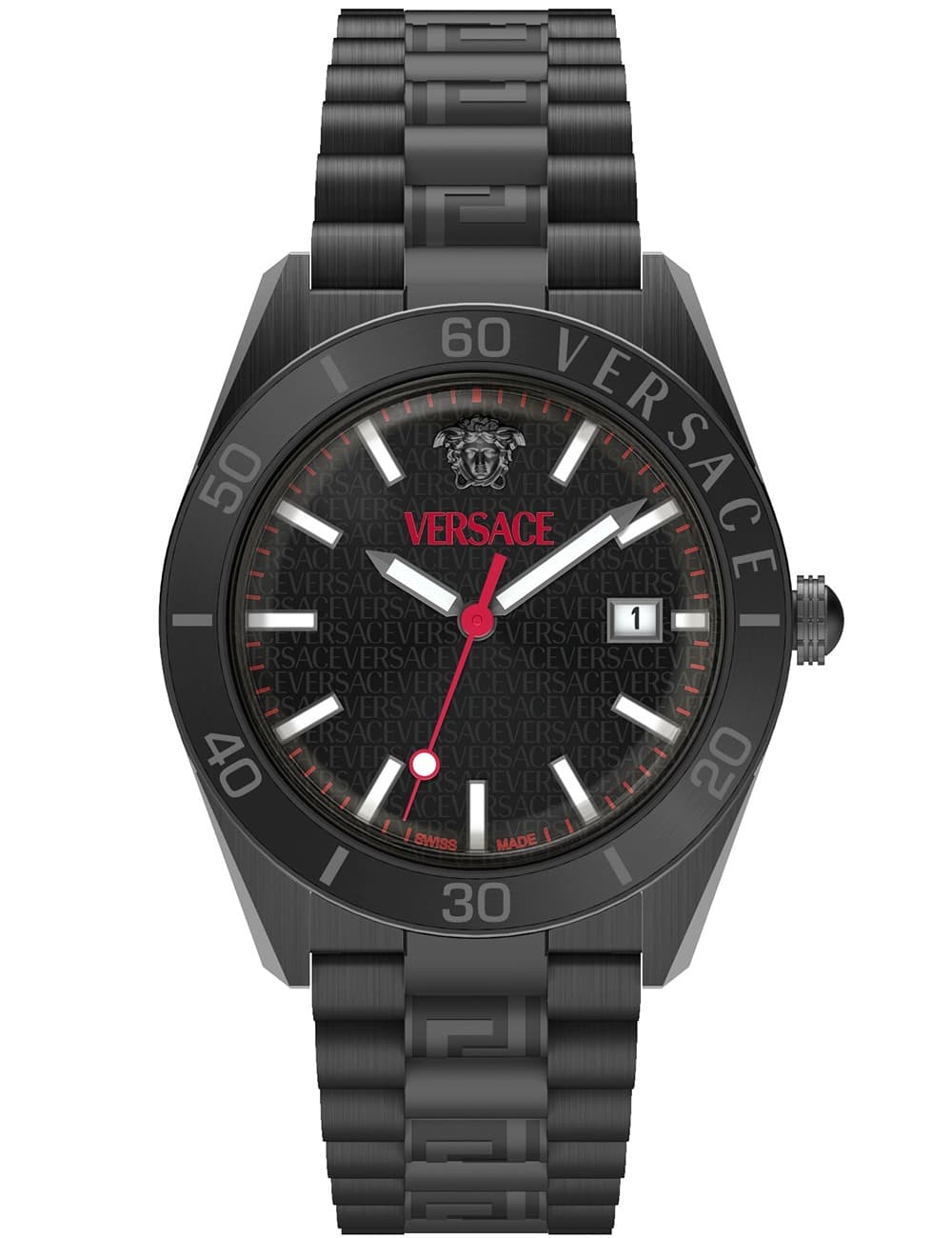 Versace VE8E00724 Herrenuhr V-Dome 42mm 5ATM