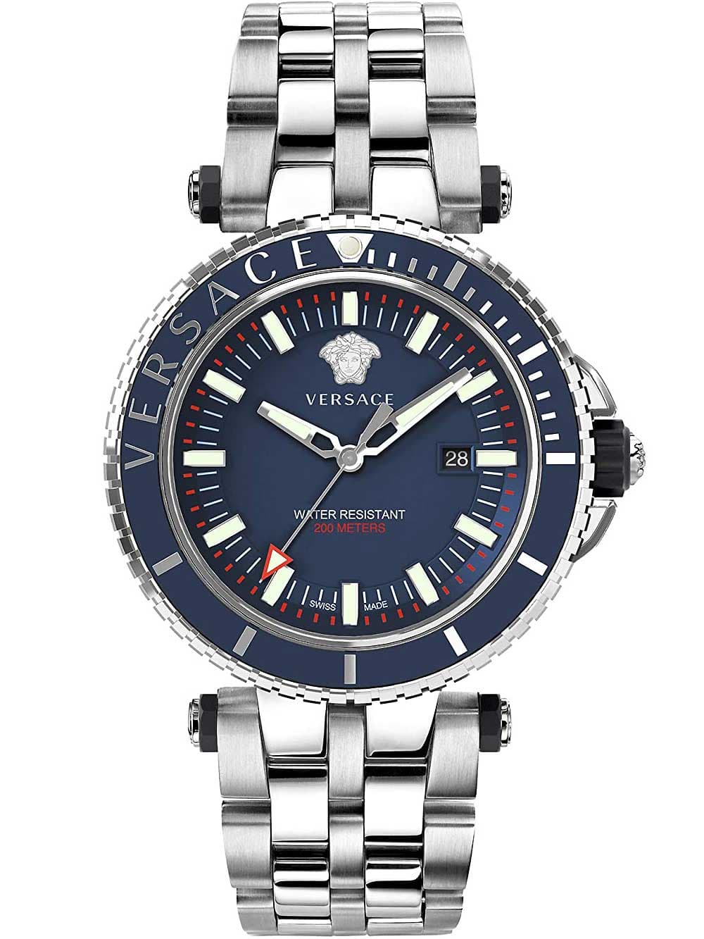 Versace VEAK00418 V-Race Herren 46mm 5ATM