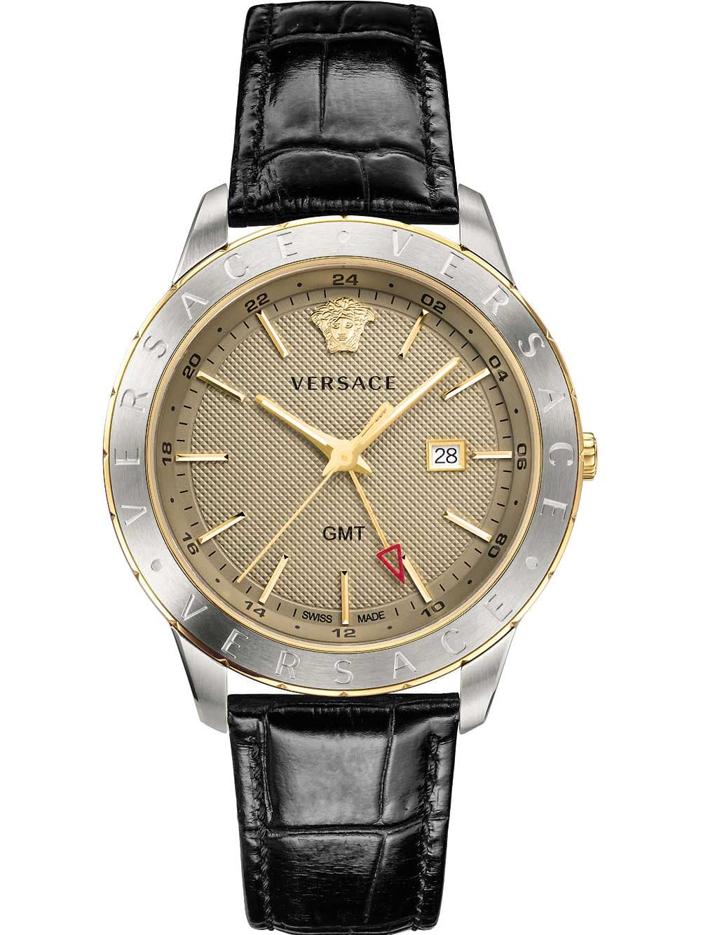 Versace VEBK00218 Univers GMT Herrenuhr 43mm 3ATM