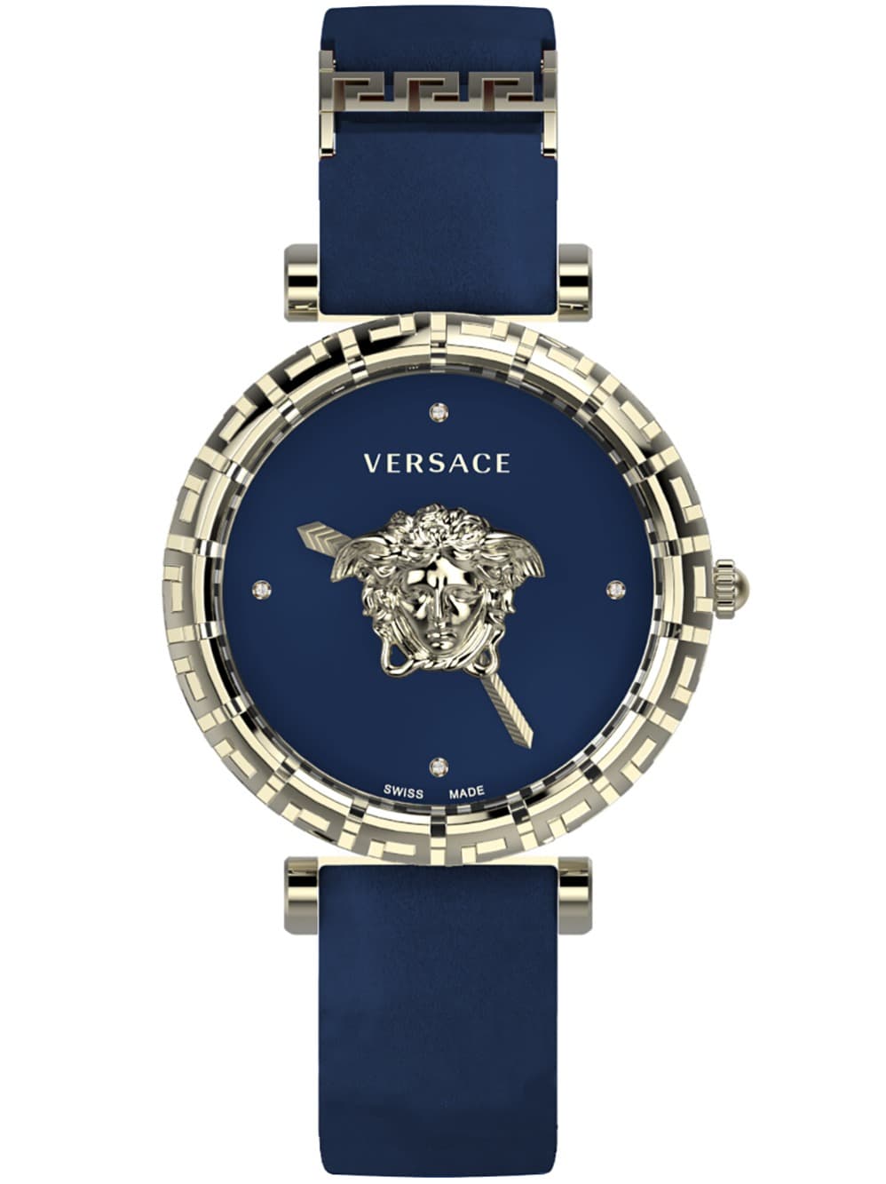 Versace VEDV01019 Damenuhr Palazzo Empire Greca Diamond 37mm 5ATM
