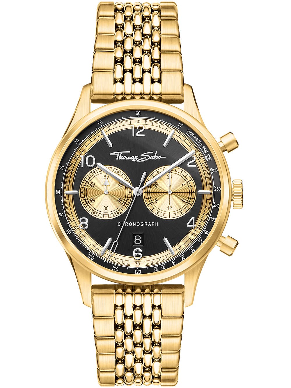 Thomas Sabo WA0376-264-203 Rebel at Heart Chronograph Herrenuhr