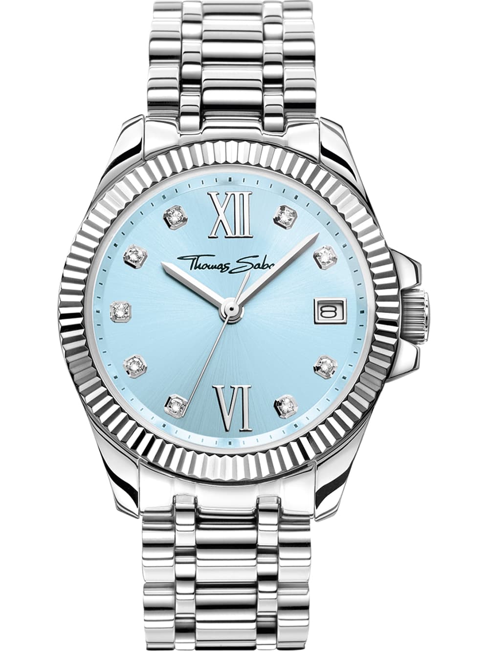 Thomas Sabo WA0405-201-209 Damenuhr Divine Blue 33mm 10ATM