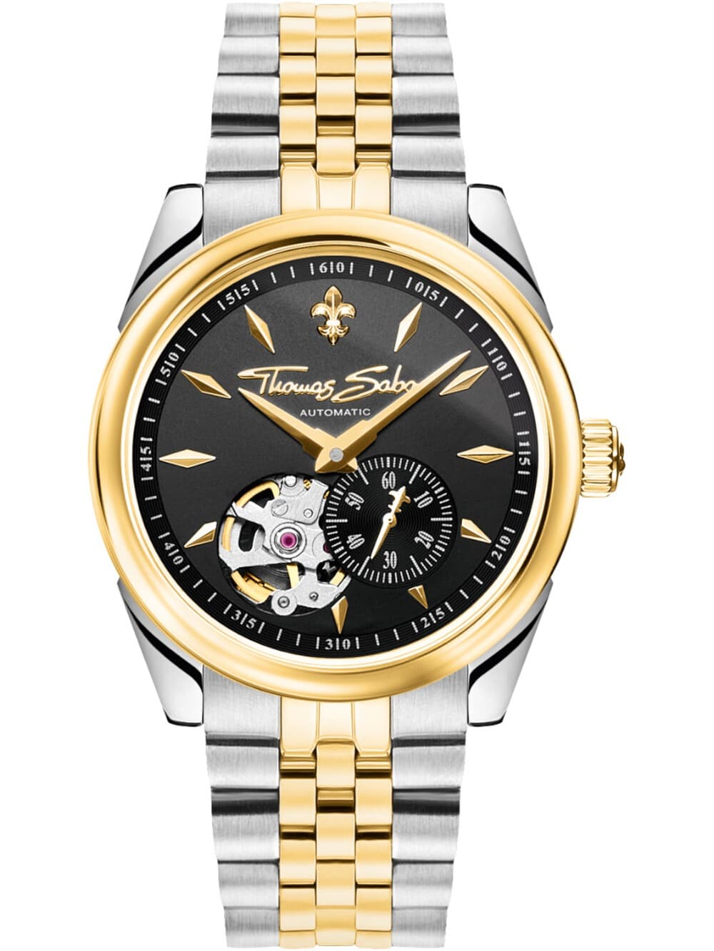 Thomas Sabo WA0415-291-203 Unisex Automatik mit Lilienemblem 36mm 5ATM