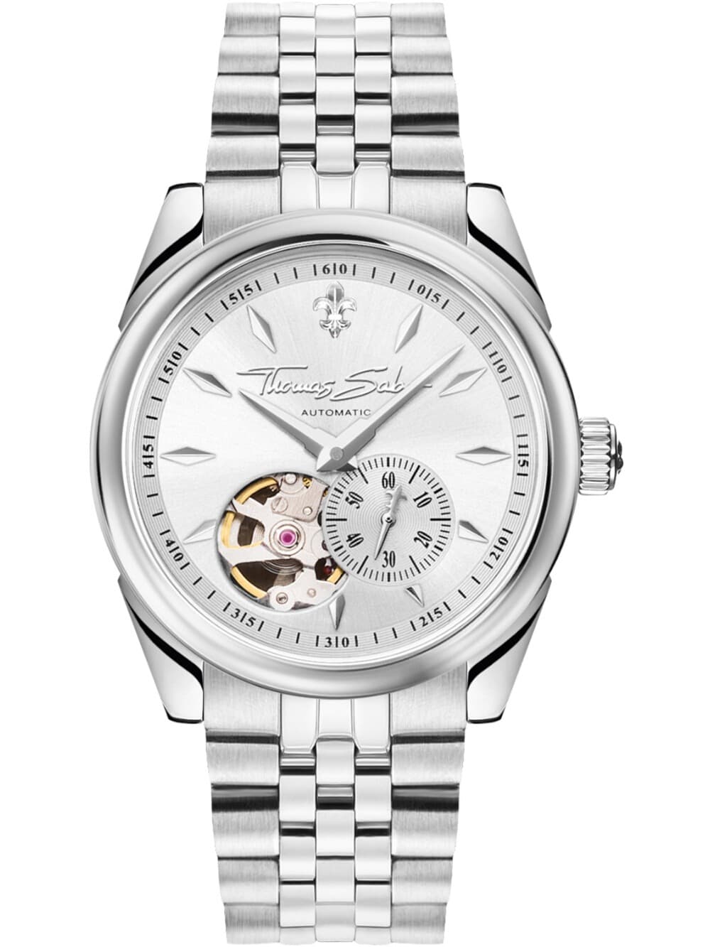 Thomas Sabo WA0416-201-201 Unisex Automatik mit Lilienemblem 36mm 5ATM