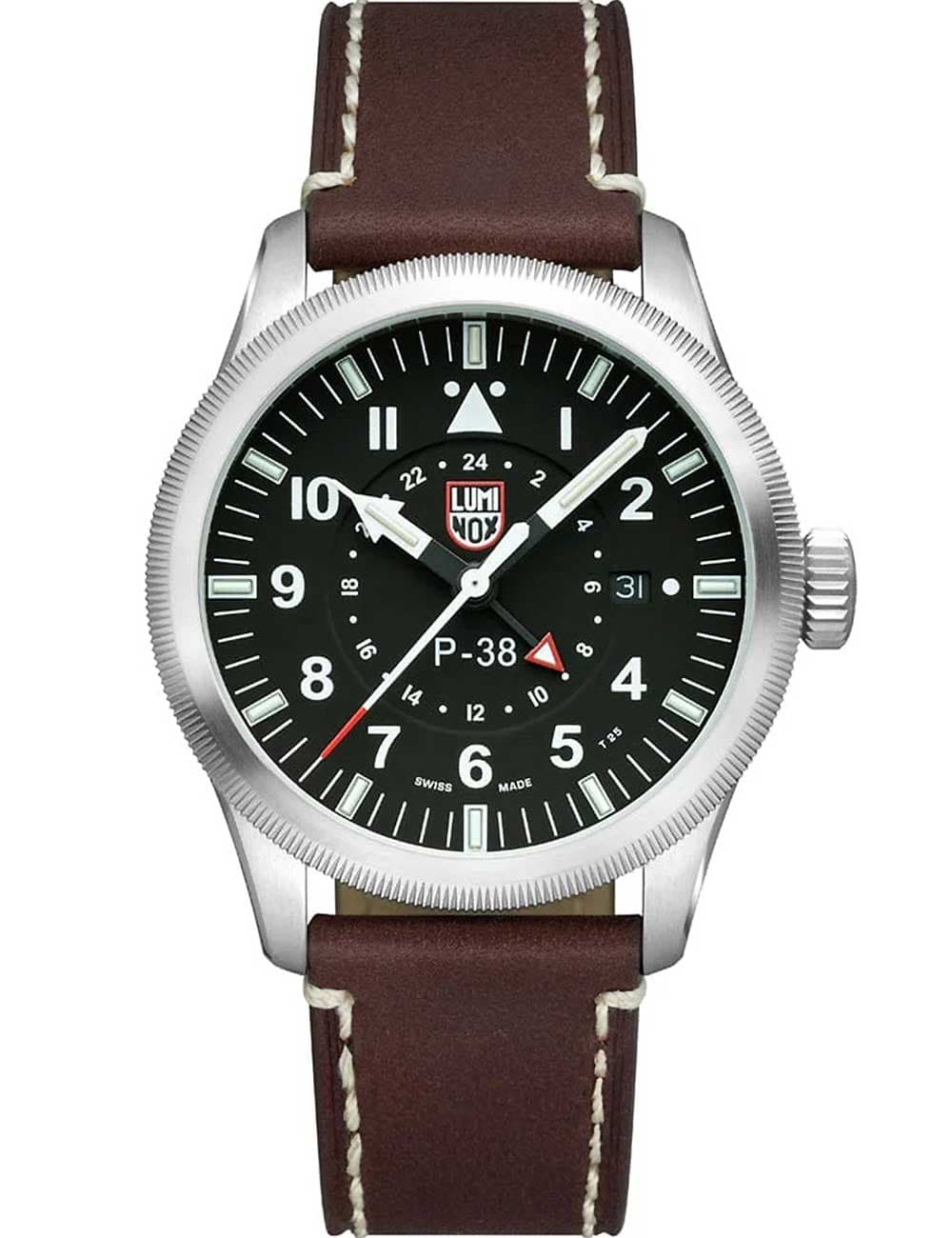 Luminox XA.9521 Herrenuhr P-38 Air Pilot GMT 42mm 100M