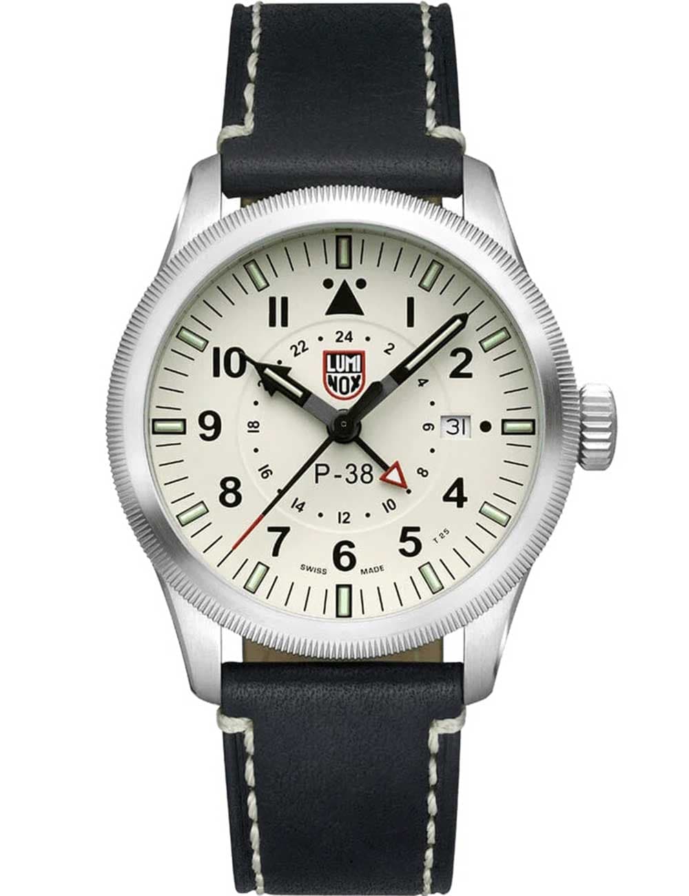 Luminox XA.9527 Herrenuhr P-38 Air Pilot GMT 42mm 100M