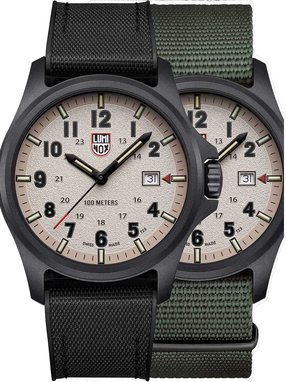 Luminox XL.1971.SET Herrenuhr Atacama Field Carbonox Set m. 2. Band 43mm 10ATM