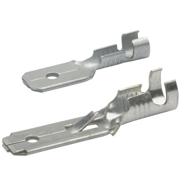 KLAU Flachstecker 1,5-2,5qmm nicht 2230 isoliert Steckbreite 6,3mm (Inhalt 100 Stück)