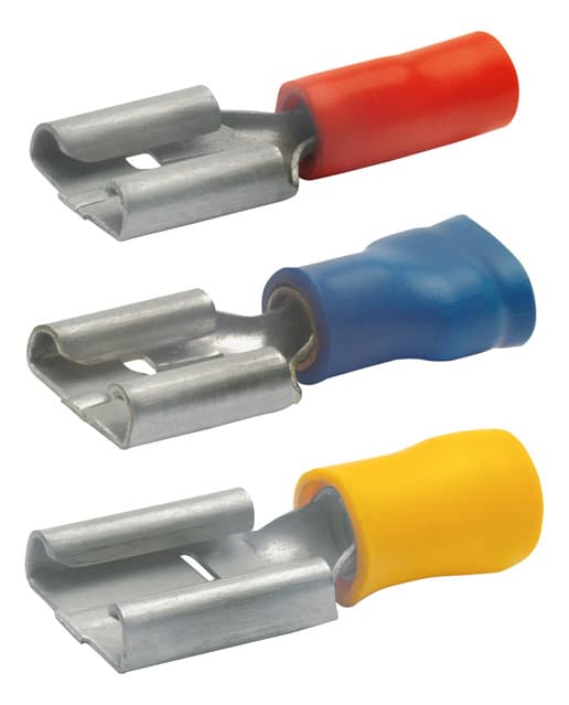 KLAU Flachsteckhülsen 8201A 0.5-1.0QMM (Inhalt 100 Stück)