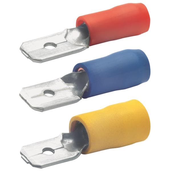 KLAU Flachstecker 820 0,5-1,0qmm rot (Inhalt 100 Stück)