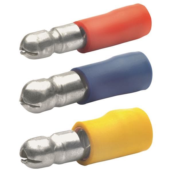KLAU Rundstecker rot 1020 0,5-1qmm (Inhalt 100 Stück)