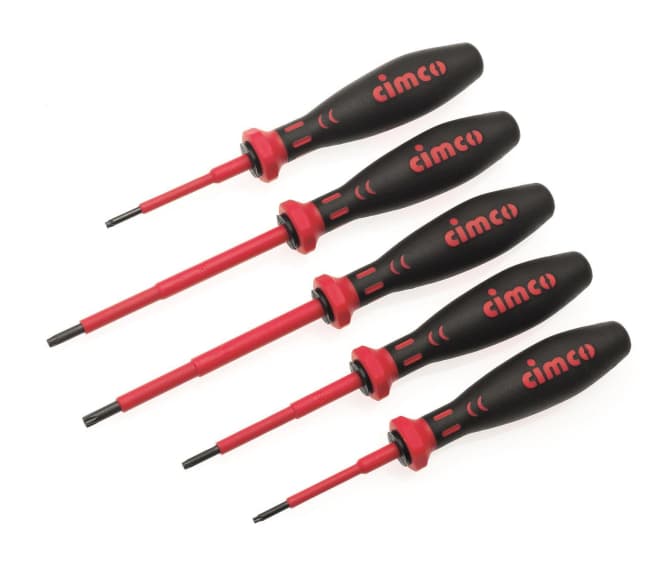Cimco VDE-Schraubendreher-Satz 117900 5-tlg. Torx