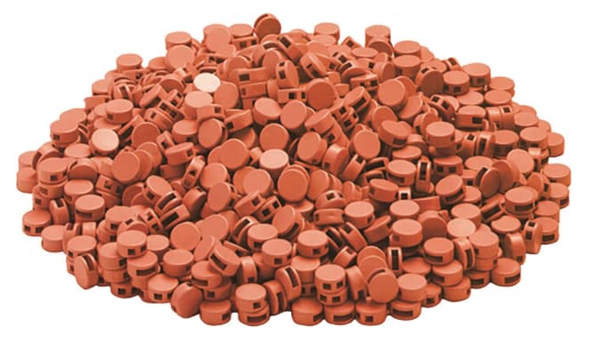 Cimco Kunststoffplomben 8mm Ø 140738 orange (Inhalt 1000 Stück)