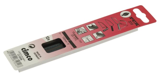 Cimco Sägeblatt 150 Zahnung 1,0mm 120506 (Inhalt 12 Stück)