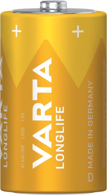 VARTA Longlife Extra Mono 1,5V 4120 Kartonware / Tray (Inhalt 20 Stück)