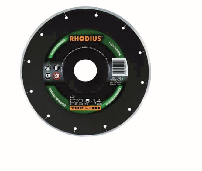 Rhodius Diamantscheiben LD 1 303102 125x5x1,2x22,23 Fliesen/Keramik