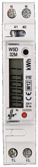 NZR Wechselstromzähler EcoCount WSD 32 230V S0 MID 0,25-5(32)A 30220116