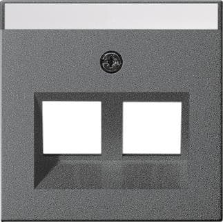 GIRA 264028 Abdeckung 30°+BSF Tragring MJ 2fach System 55 Anthrazit