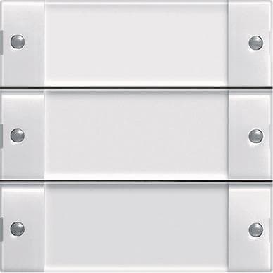 GIRA 5333100 eNet Funk Wandsender 3fach BSF System 55 Klar/Reinweiß glänzend