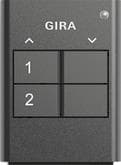 GIRA 535210 eNet Funk Handsender 2fach Anthrazit