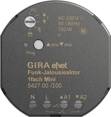 GIRA 542700 eNet Funk Jalousieaktor 1fach Mini