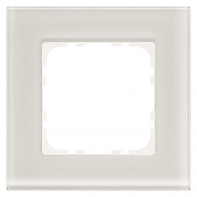 MDT BE-GTR1W.01 Glasrahmen 1fach Weiß f.55mm Programme