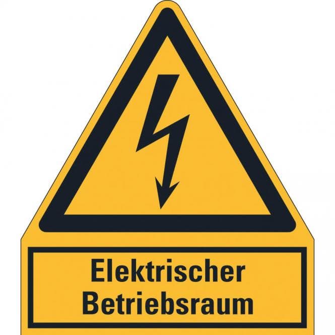 HEIN 172897 Warnschild HEIN_172897 El.Betr.raum Folie 240x210mm