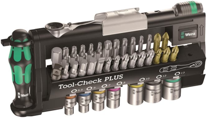 Wera Tool-Check Plus 39-tlg. 05056490001 Kombi aus Ratsche Handhalter Bits Nüsse