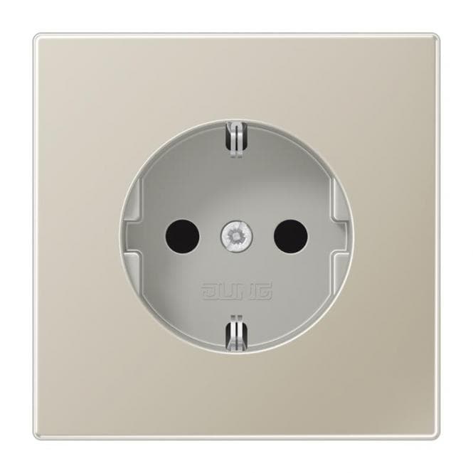 JG SCHUKO Steckdose ES1520 Edelstahl