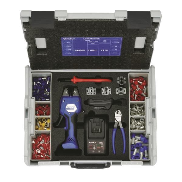 Klauke Elektromechanische LBOXXEK50ML Crimpzange 0,14-50qmm in L-BOXX